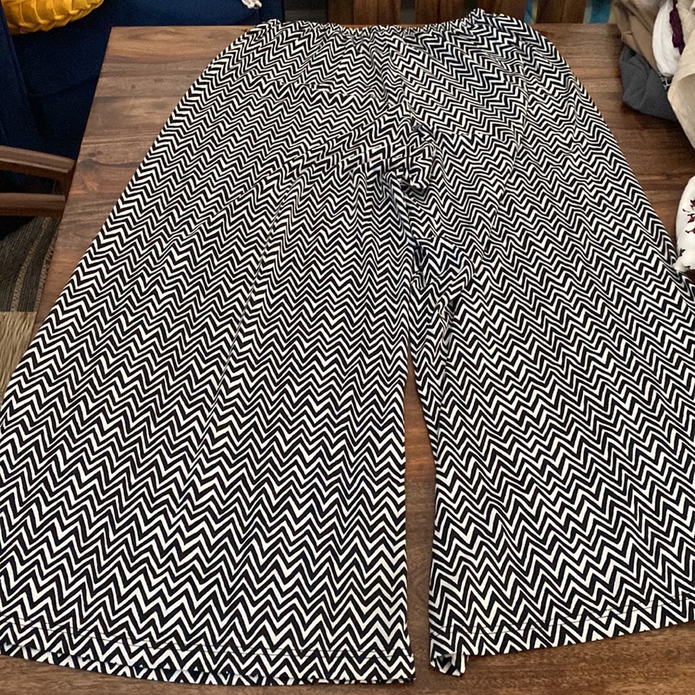 Chevron Palazzo Pants
